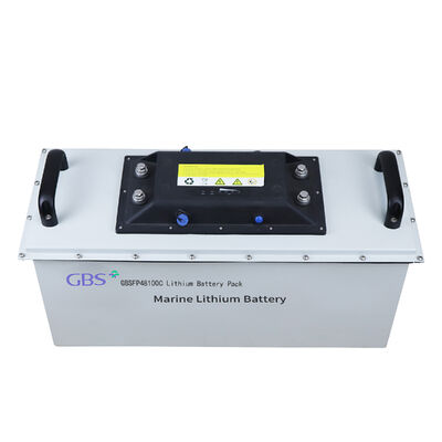 좋은 가격 48V 100Ah BMS 장비 GBS 해양 트롤 모터 배터리 팩 LiFePO4 액체 3000 사이클 전기 해양 보트 요트 5KW 최대 부하 온라인
