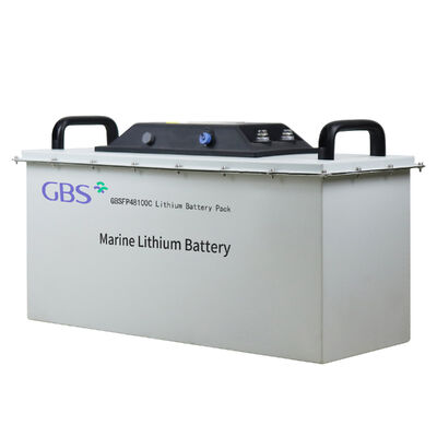 좋은 가격 GBS 48V CE 승인 100Ah Marine 리?? Lifepo4 배터리 팩 BMS 3000 사이클 -20~65 운영 온도 GBSFP48100C 5KW 온라인